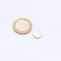 Aimant néodyme N35 - Ø10x2mm
