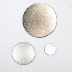 Contreplaque Métallique Adhésive Ronde diamètre 60 mm