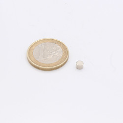 Aimant néodyme N35 - Ø4x3mm
