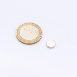 Aimant néodyme N35 - Ø8x2mm