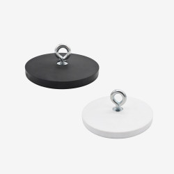 Aimant en pot avec œillet Ø88