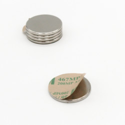 Aimant Néodyme Autocollant N35 Ø25x2mm