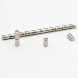 Aimant Néodyme Cylindre N35 Ø4x7mm