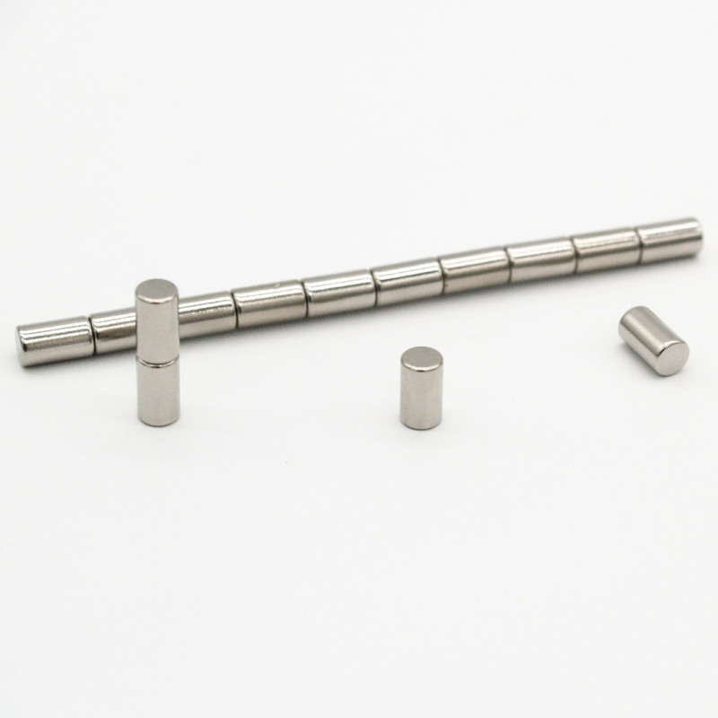 Aimant Néodyme Cylindre N35 Ø4x7mm
