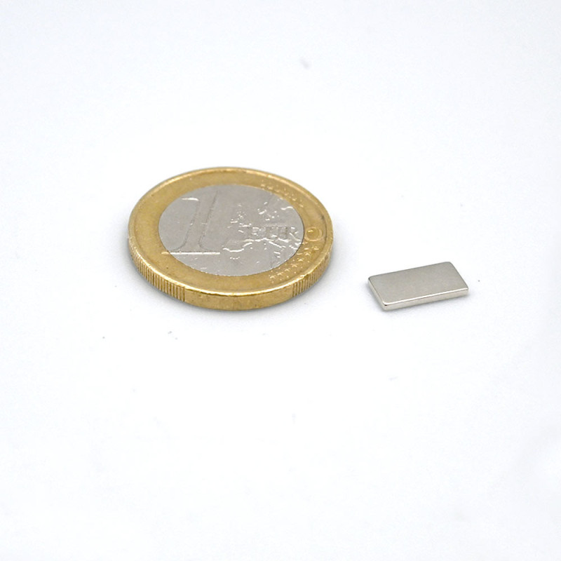 Aimant Néodyme Rectangle N35 10x5x1mm