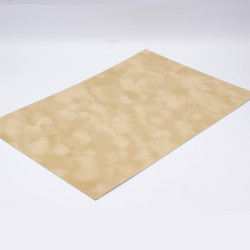 Feuille métallique en fer blanc floquée