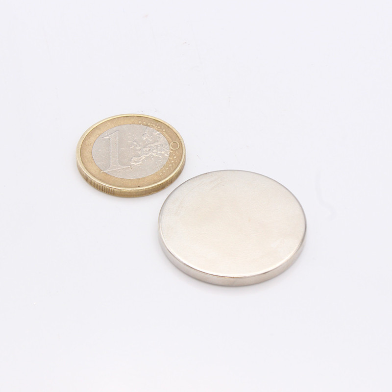 Aimant Néodyme Disque N35 Ø30x3mm - CT Magnet Spécialiste de l'Aimant