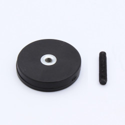 Aimant Néodyme Antiglisse diamètre 31 mm avec Tige Filetée