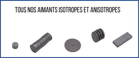 aimants anisotropes et isotropes