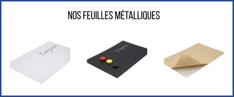 feuilles métalliques
