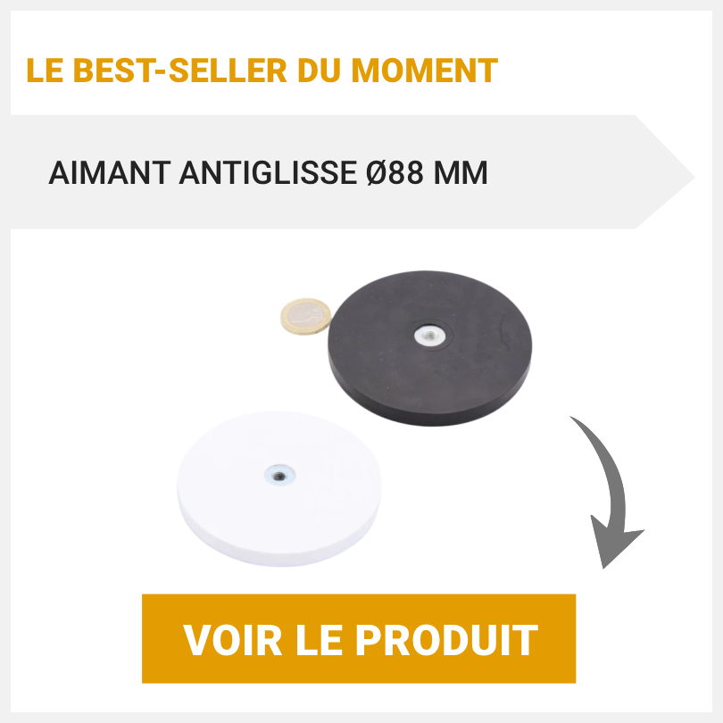 Aimant antiglisse 88mm